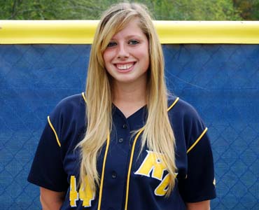 Kelsey Floyd became the second Reinhardt pitcher to throw a perfect game in 2010 when she accomplished the feat on Friday.